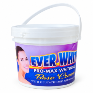 Ever White Pro-Max Whitening Base Cream tub with Glutathione and Allantoin