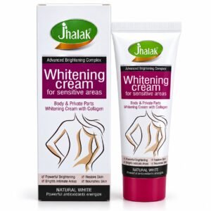 Jhalak Whitening Cream for Sensitive Areas box and tube