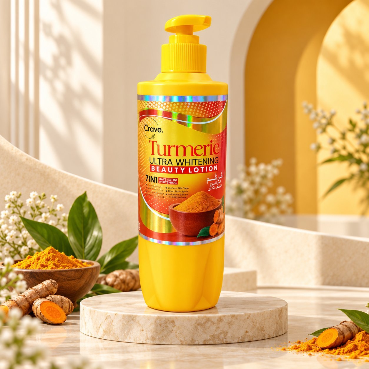 Crave Turmeric Ultra Whitening Beauty Lotion - Image 2