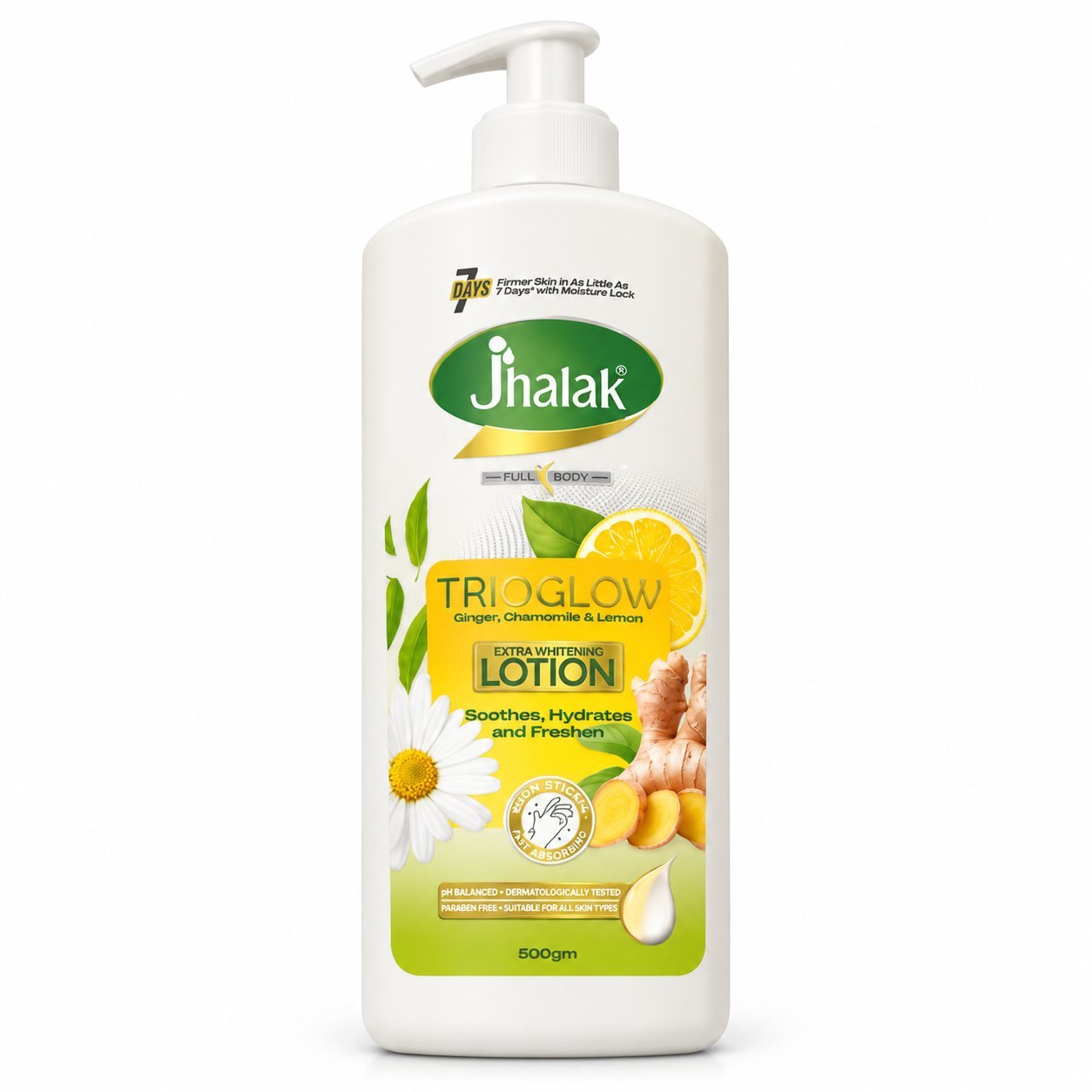Jhalak Trio Glow Lemon Extra Whitening Lotion 500gm